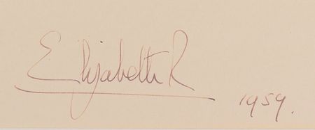 Lot #129 Queen Elizabeth II Signed Photograph - Image 2