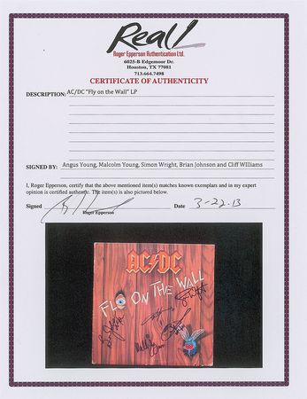 Lot #550 AC/DC Album - Image 2