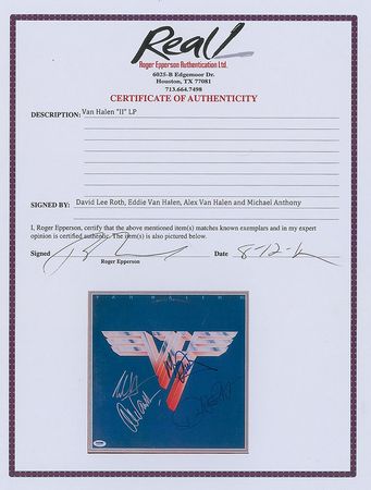 Lot #707 Van Halen Album - Image 2