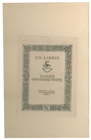 Lot #309 Claude Grahame-White Book - Image 3