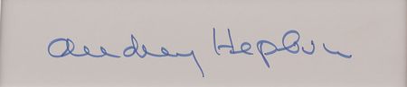 Lot #822 Audrey Hepburn Signature - Image 2