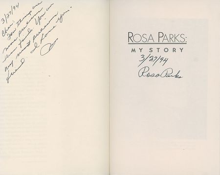 Lot #165 Rosa Parks Book - Image 1