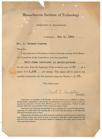 Lot #289  Physicists: Edward Teller and Karl T. Compton - Image 2