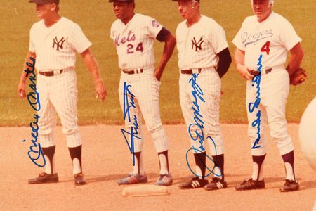Lot #968 Mantle, Mays, DiMaggio, and Snider Signed Photograph - Image 2