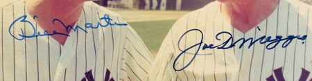 Lot #958 Joe DiMaggio and Billy Martin - Image 2