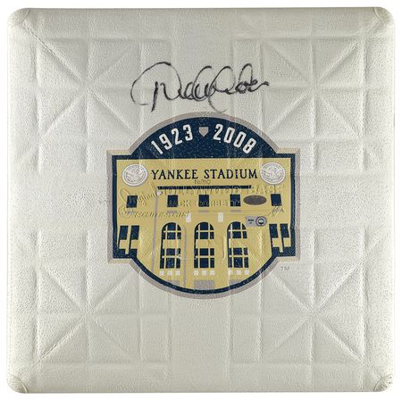 Lot #963 Derek Jeter Signed Base - Image 1