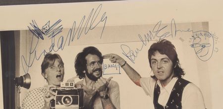 Lot #561 Beatles: Paul and Linda McCartney Signed Photograph - Image 2