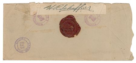 Lot #30 Warren G. Harding: Six weeks before his death, President Harding sends his will for 