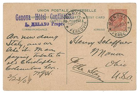 Lot #25 Warren G. Harding: Harding's 1909 sightseeing tour of Europe - Image 7