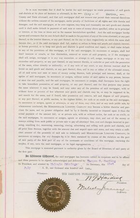 Lot #26 Warren G. Harding: Harding Publishing