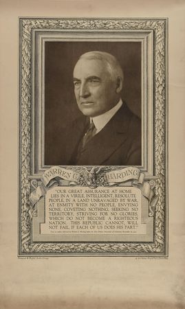 Lot #62 Warren G. Harding - Image 3