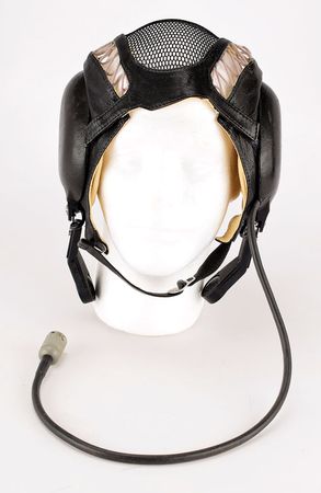 Lot #317 Cosmonaut Communications Helmet: Scarce Soviet communications helmet - Image 1