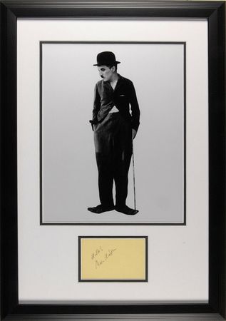 Lot #854 Charlie Chaplin Signature - Image 1