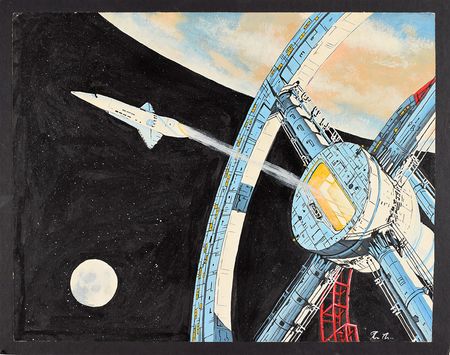 Lot #357 2001: A Space Odyssey Paintings - Image 3