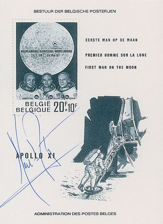 Lot #347 Neil Armstrong Stamp - Image 1