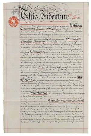 Lot #189 Titanic: Littlejohn, Alexander James Signed Document - Image 1