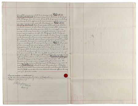 Lot #189 Titanic: Littlejohn, Alexander James Signed Document - Image 2