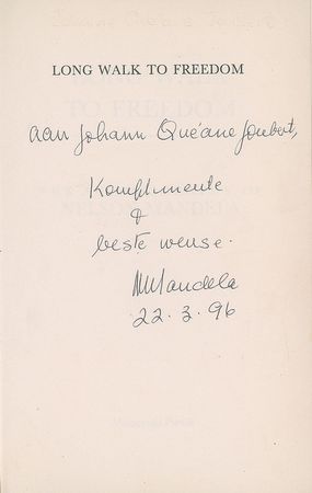 Lot #97 Nelson Mandela Book - Image 1