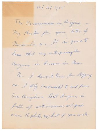Lot #295 Harlow Shapley Autograph Letters Signed (3) - Image 1