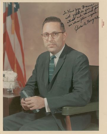 Lot #377 Charles A. Berry Signed Photograph and Autograph Letter Signed - Image 1