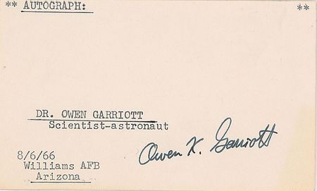 Lot #390 Owen Garriott - Image 3