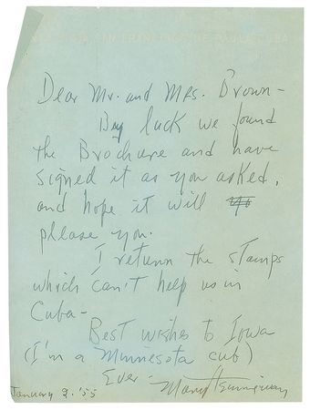 Lot #521 Mary Hemingway - Image 5