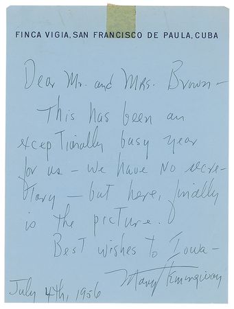 Lot #521 Mary Hemingway - Image 7
