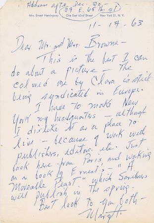 Lot #521 Mary Hemingway - Image 11