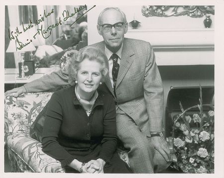 Lot #186 Margaret and Denis Thatcher Signed Photographs - Image 2