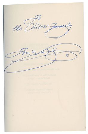 Lot #530 Tom Wolfe Book - Image 1