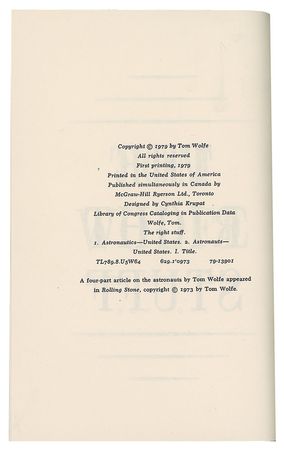 Lot #530 Tom Wolfe Book - Image 2