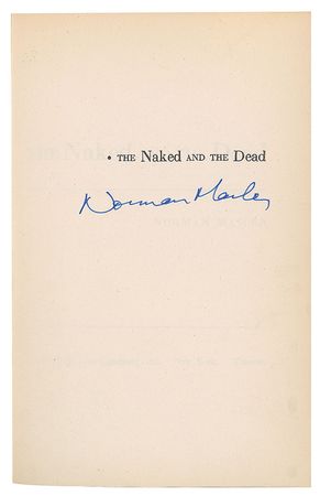 Lot #498 Norman Mailer: Scarce signed first edition of The Naked and the Dead - Image 1