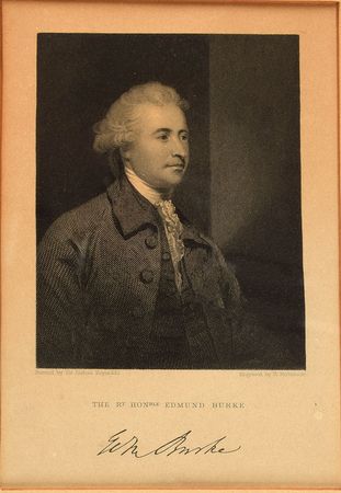 Lot #112 Edmund Burke Handwritten Letter Signed - Image 3