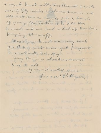 Lot #203 George S. Patton: The sporting Patton: 