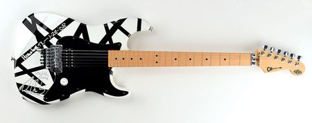 Lot #575 Eddie Van Halen: 'Frankenstrat' Art Series guitar played by EVH at the Toyota Center in 2008 - Image 1