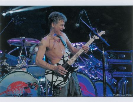 Lot #575 Eddie Van Halen: 'Frankenstrat' Art Series guitar played by EVH at the Toyota Center in 2008 - Image 2