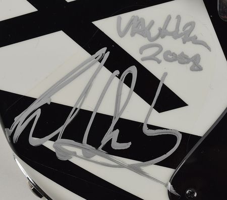 Lot #575 Eddie Van Halen: 'Frankenstrat' Art Series guitar played by EVH at the Toyota Center in 2008 - Image 5