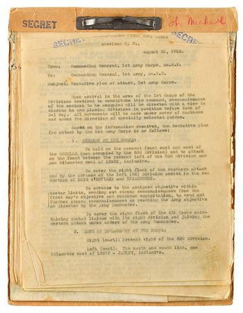 Lot #198 World War I: Willard Prince: Rare tentative 
