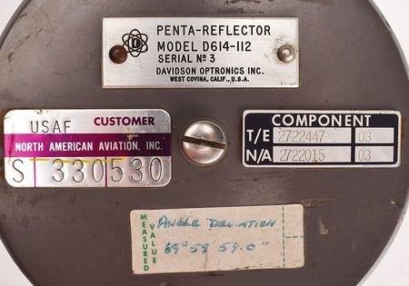 Lot #287 Penta-Reflector for Alignment of Minuteman Rocket Reflector - Image 4