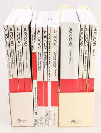 Lot #261  Autocad Software for Drafting Set of Manuals - Image 1