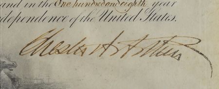 Lot #20 Chester A. Arthur: Appointment for the future head of the National Advisory Committee for Aeronautics - Image 2