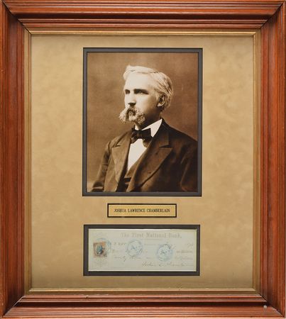Lot #209 Joshua Lawrence Chamberlain Check - Image 1