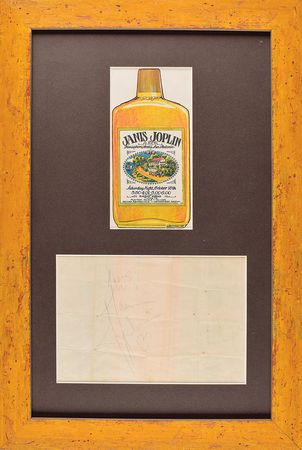 Lot #565 Janis Joplin Signature - Image 1