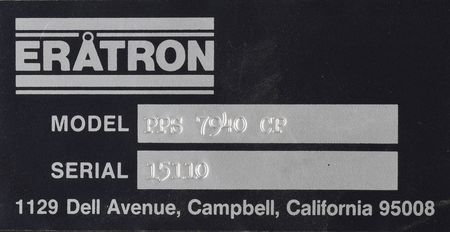 Lot #262  Bafco Frequency Response Analyzer from Rockwell Downey and Plasma Power Supply Panel - Image 3