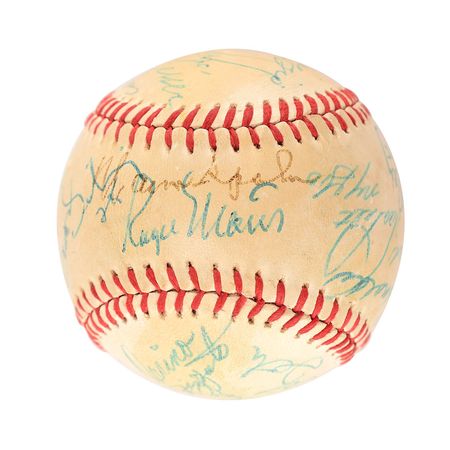 Lot #969 Roger Maris and Joe DiMaggio Baseball - Image 1