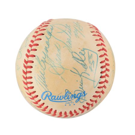 Lot #969 Roger Maris and Joe DiMaggio Baseball - Image 2