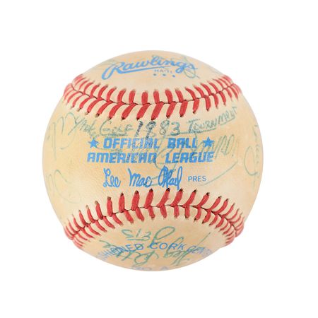 Lot #969 Roger Maris and Joe DiMaggio Baseball - Image 3