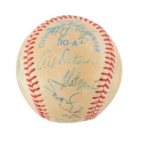 Lot #969 Roger Maris and Joe DiMaggio Baseball - Image 5