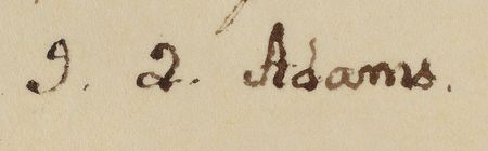 Lot #55 John Quincy Adams Signed Document - Image 2