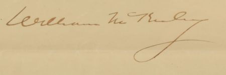 Lot #72 William McKinley Signed Document - Image 2